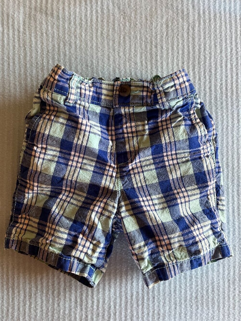 The Children's Place Baby Boy Plaid Chino Shorts - size 3T